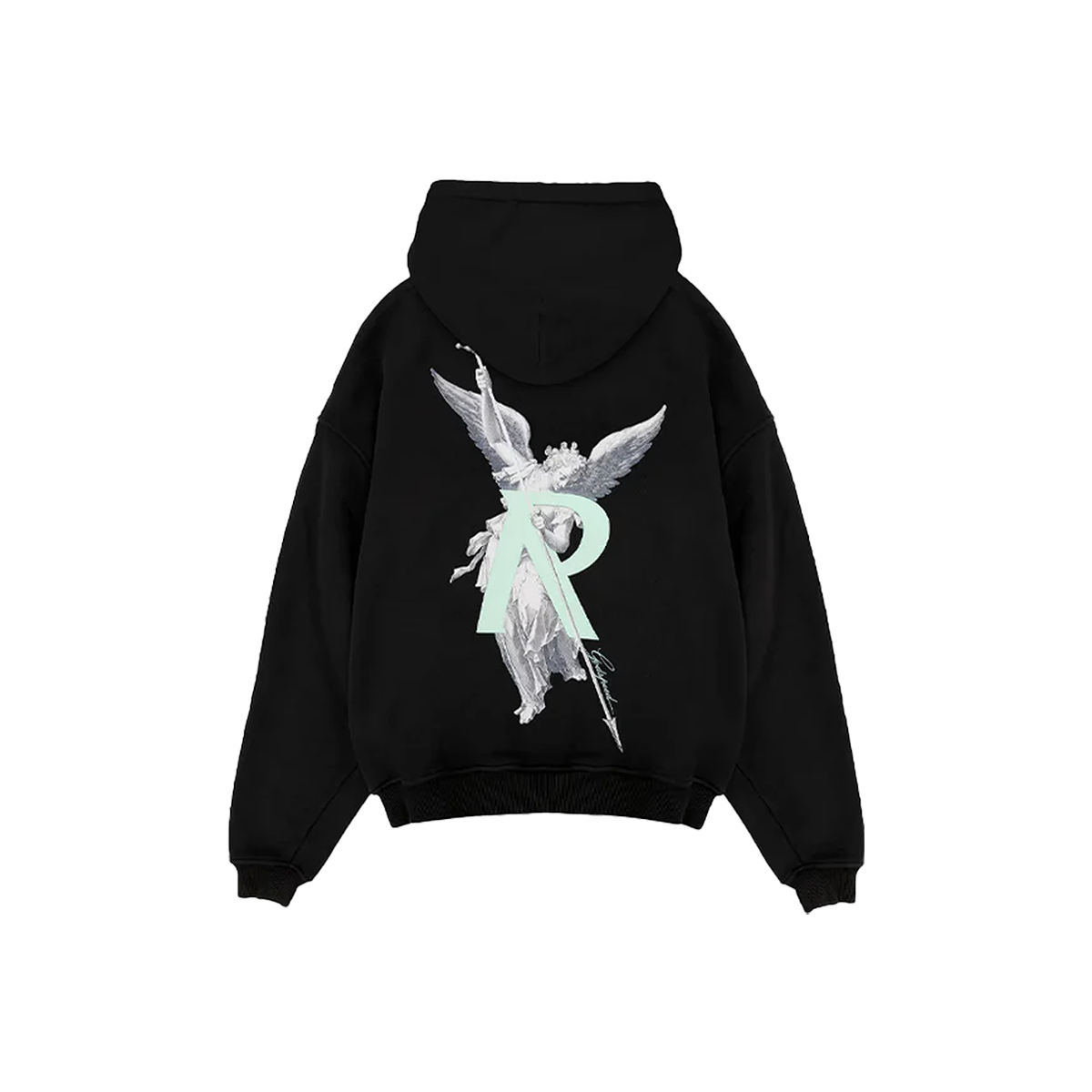 Represent Archangel Initial Hoodie Jet Black-Represent-pikastore.cz