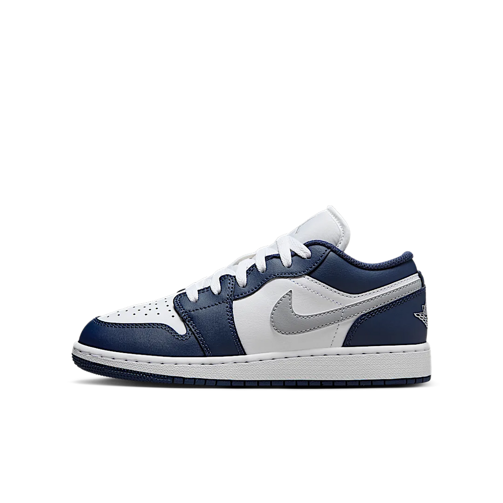 Nike Air Jordan 1 Low GS Midnight Navy Wolf Grey-Air Jordan-pikastore.cz