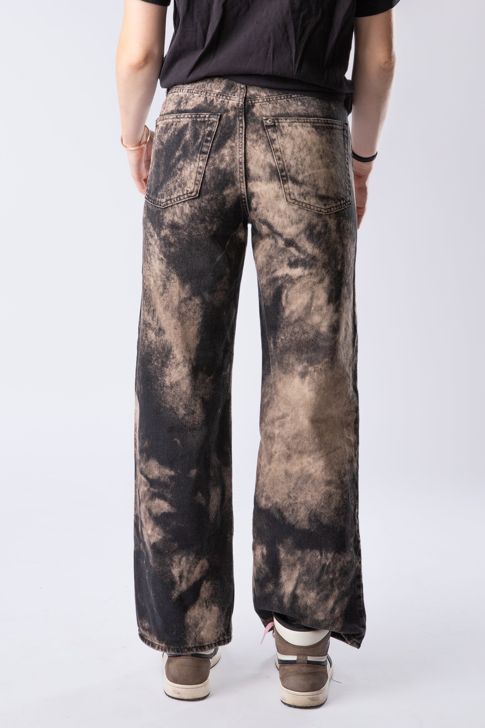 Custom Bleached Jeans Women's-Kalhoty-Custompantsprg-pikastore.cz