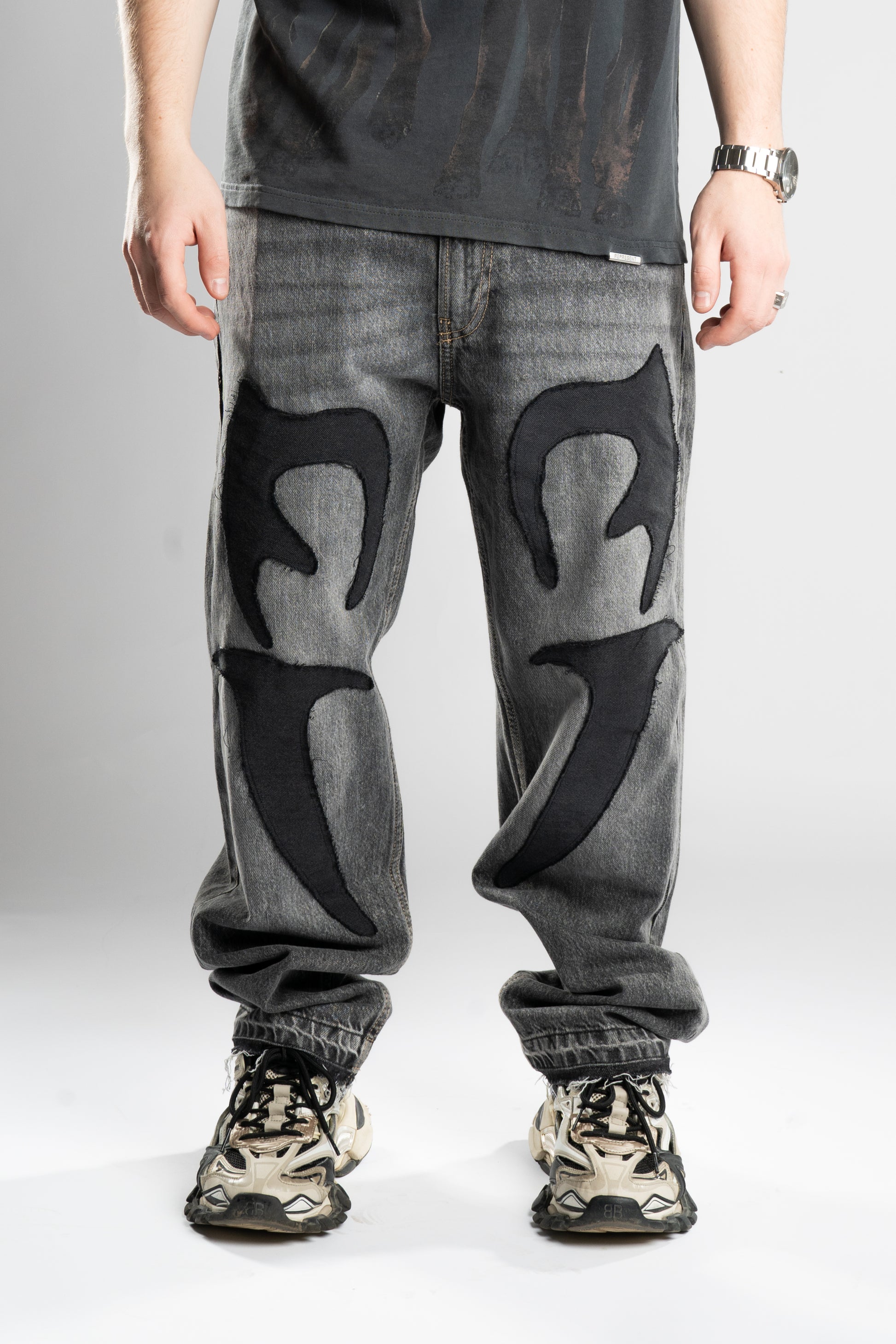 Custom Tribal v2 Jeans-Kalhoty-Custompantsprg-pikastore.cz