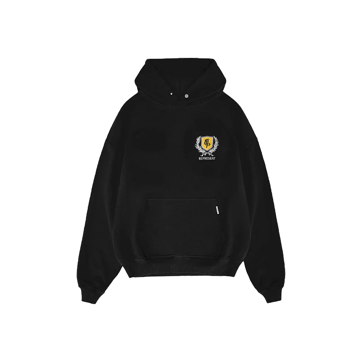 Represent Crest Hoodie Vintage Black-Represent-pikastore.cz