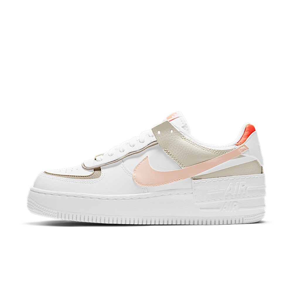 Nike Air Force 1 Low Shadow White Bright Mango (Women's)-sneakers-Nike-pikastore.cz