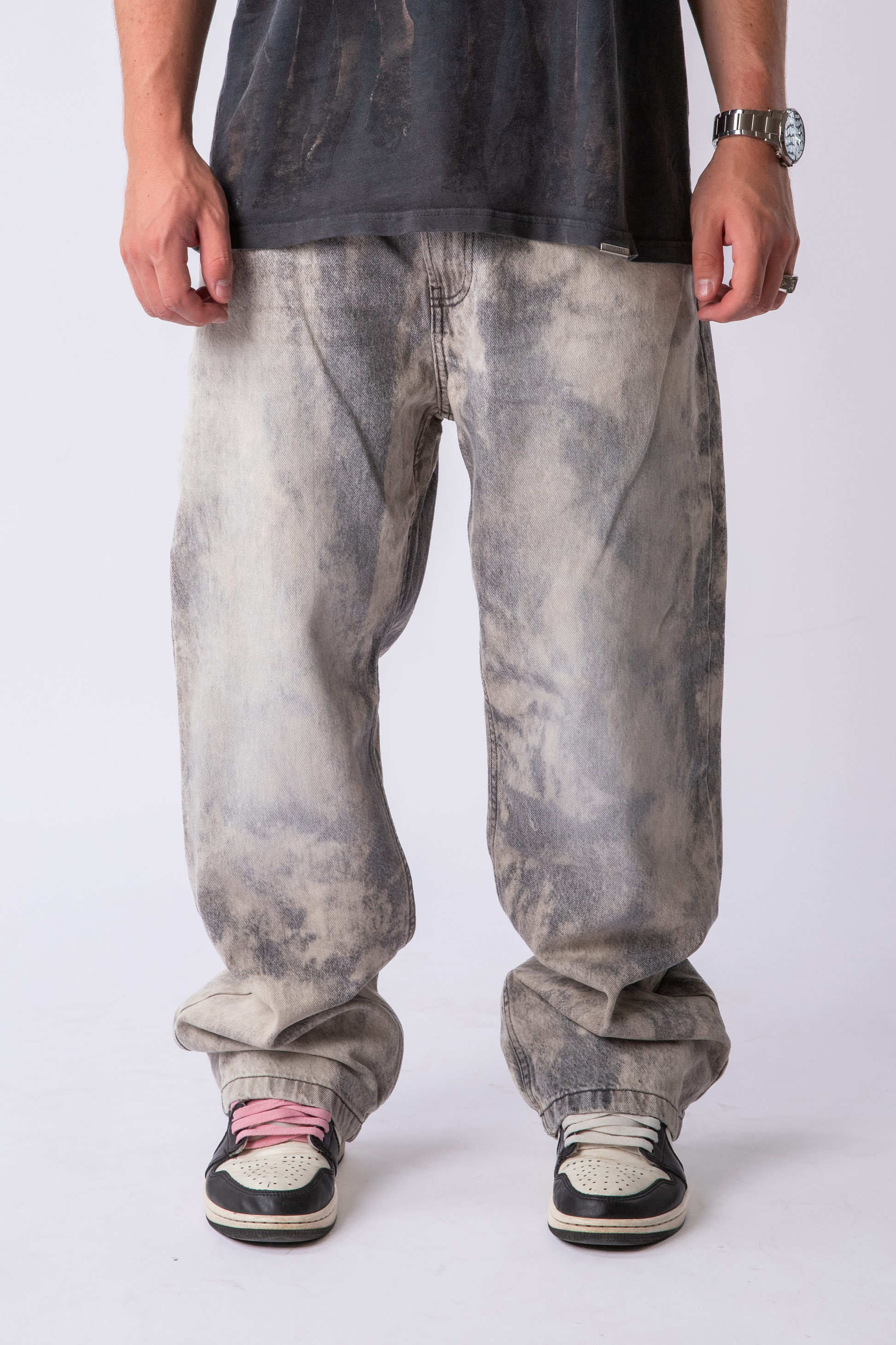 Custom Bleached Jeans-Kalhoty-Custompantsprg-pikastore.cz