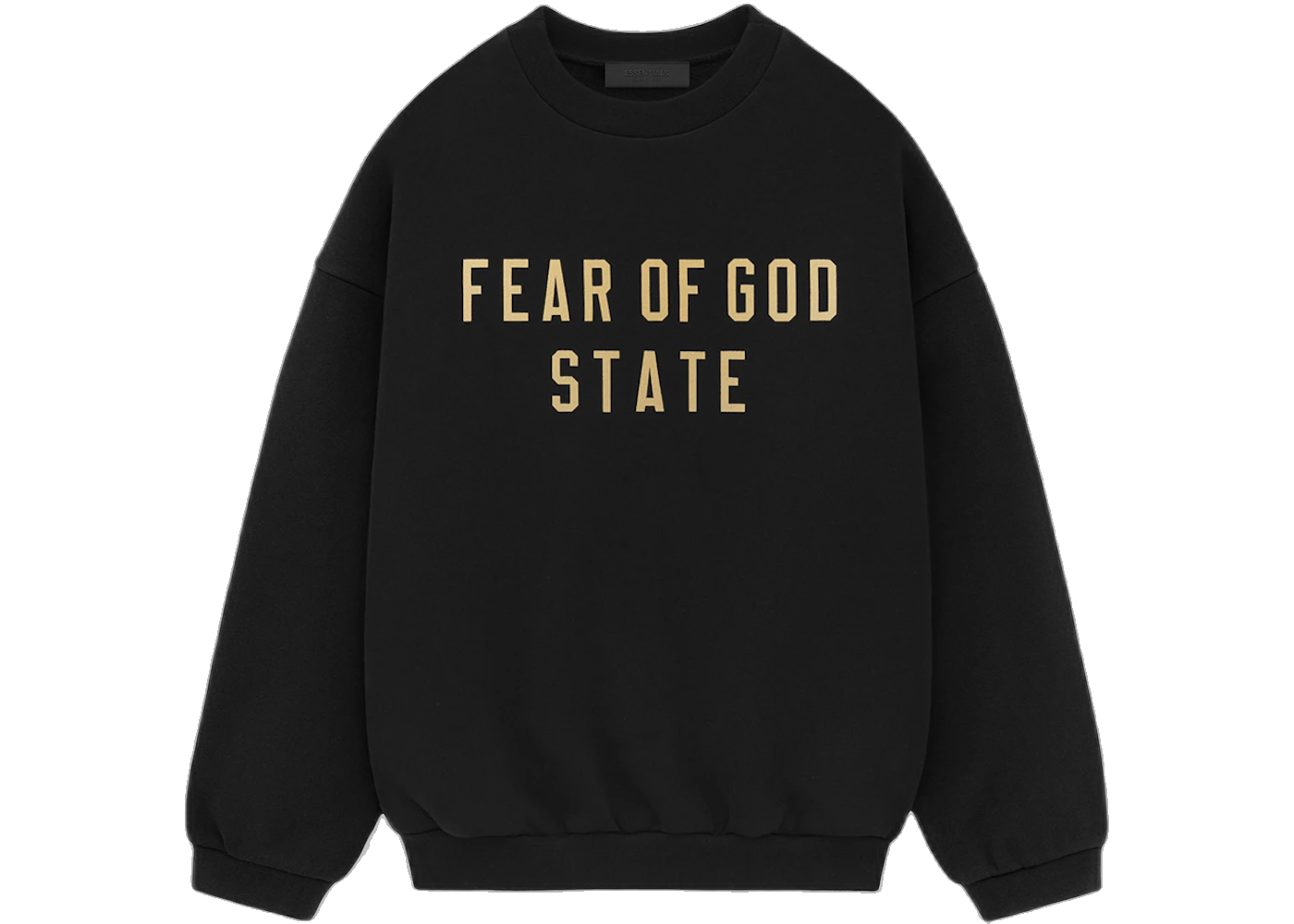 Fear of God Essentials Fleece S24 Crewneck Black-Fear of God-pikastore.cz