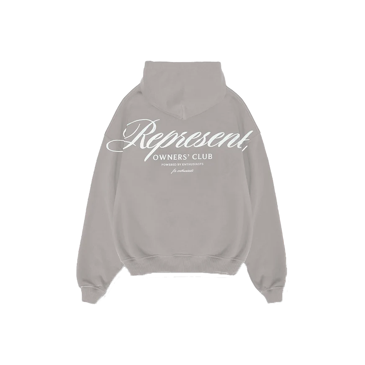 Represent Owners Club Script Hoodie Slate-Represent-pikastore.cz