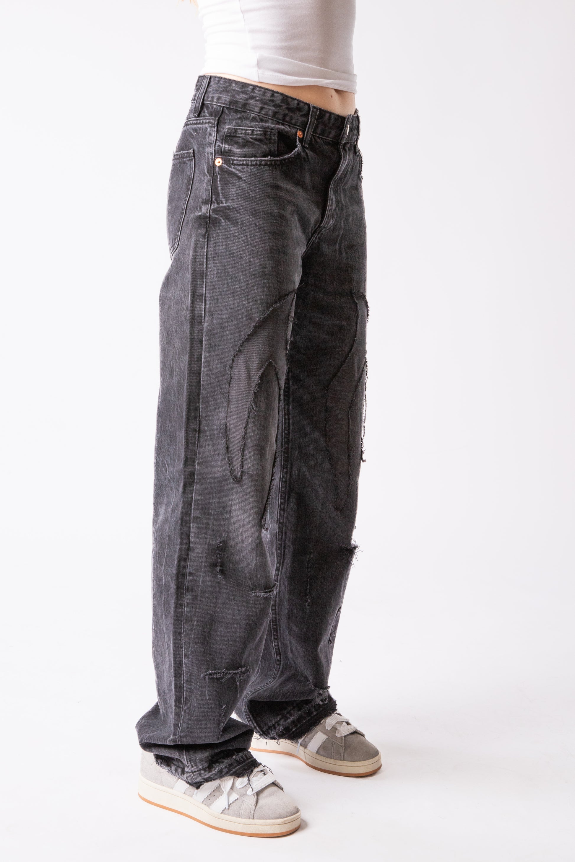 Custom Distressed Tribal Jeans Women's-Kalhoty-Custompantsprg-pikastore.cz