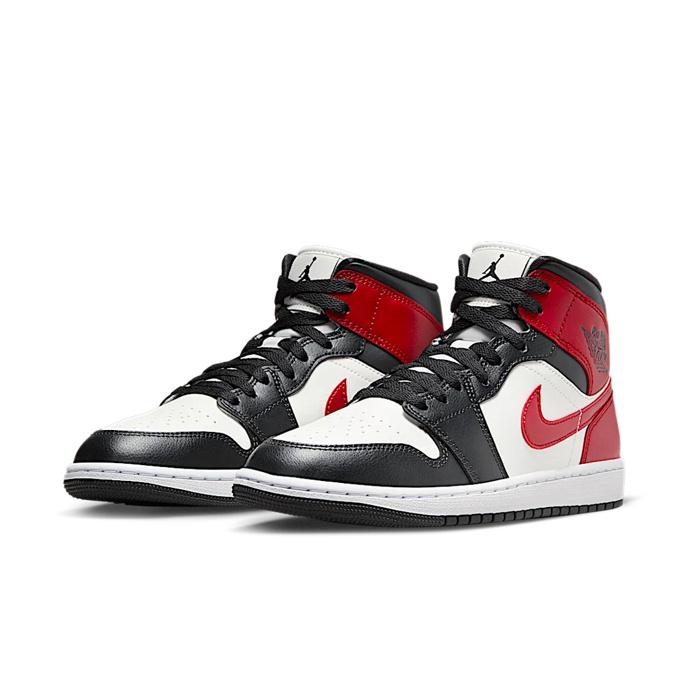 Nike Air Jordan 1 Mid Gym Red Off Noir (Women's)-sneakers-Air Jordan-pikastore.cz