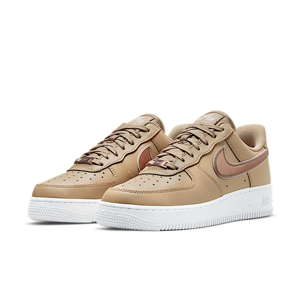 Nike Wmns Air Force 1 07 Essential Hemp Metallic Rose Gold-Nike-pikastore.cz