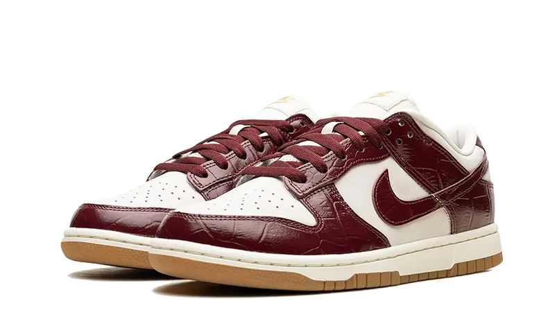 Nike Dunk Low LX Dark Team Red Croc (Women's)-sneakers-Nike-pikastore.cz
