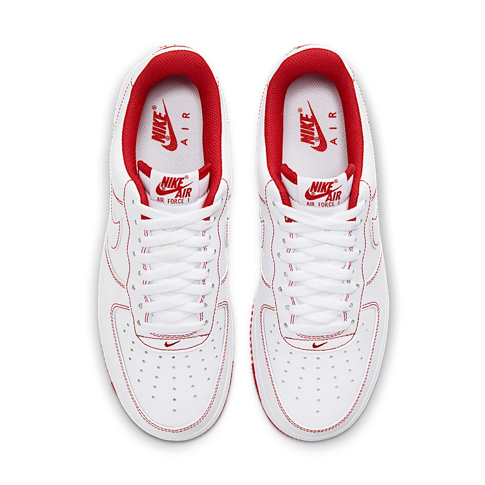 Nike Air Force 1 Low '07 White University Red-sneakers-Nike-pikastore.cz