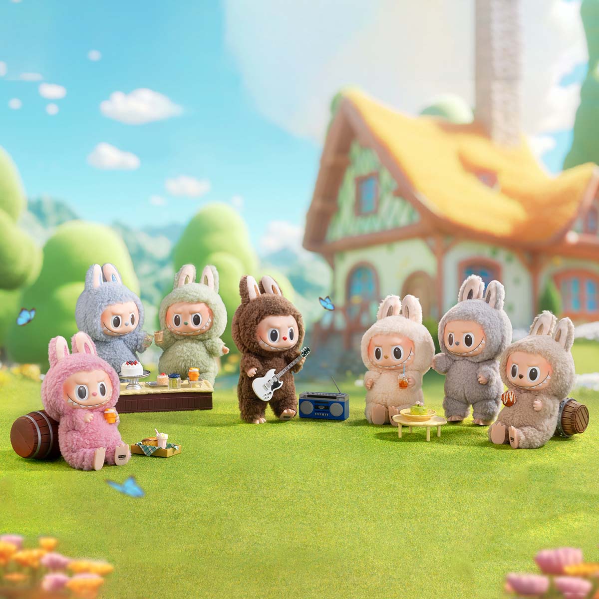 Labubu Pop Mart The Monsters Tasty Macarons Soymilk Vinyl Plush Pendant-Labubu-pikastore.cz