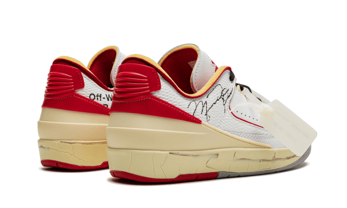 Nike Air Jordan 2 Retro Low SP Off-White White Red-sneakers-Air Jordan-pikastore.cz