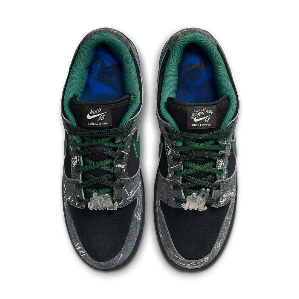 Nike THERE Skateboards x Dunk Low SB Black Gorge Green-Nike-pikastore.cz