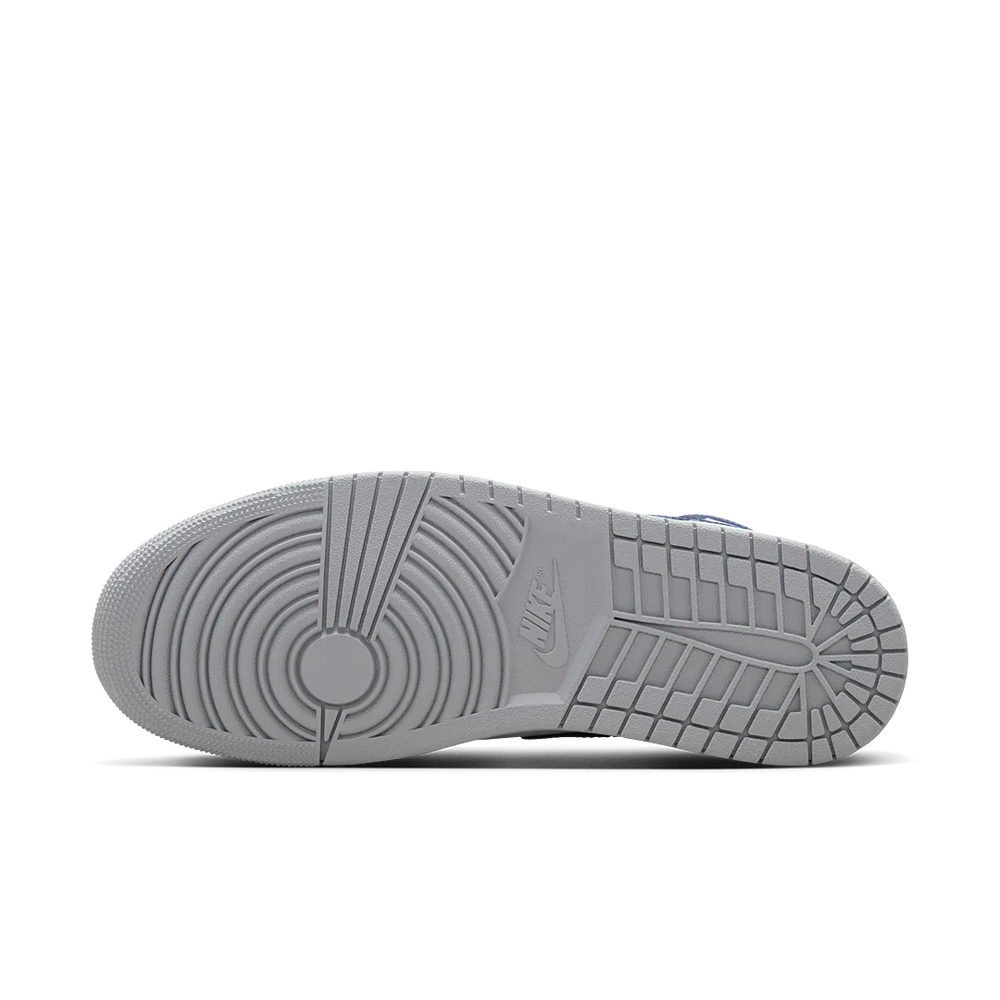 Nike Air Jordan 1 Mid GS Wolf Grey Midnight Navy-Air Jordan-pikastore.cz