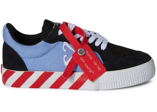 OFF-WHITE Vulc Low Black Light Blue (Kid's) – tenisky
