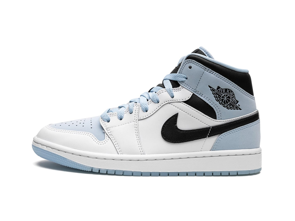 Nike Air Jordan 1 Mid SE GS White Ice Blue-Air Jordan-pikastore.cz