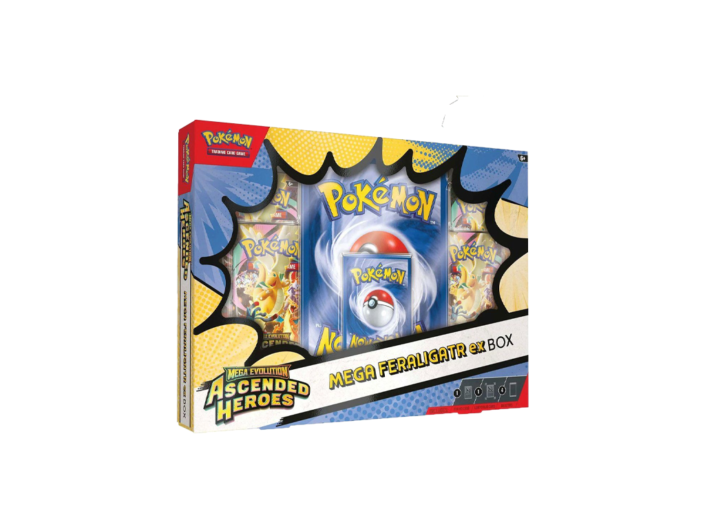2026 Pokemon Mega Evolution Ascended Heroes Mega Feraligatr ex Box-Pokemon-pikastore.cz