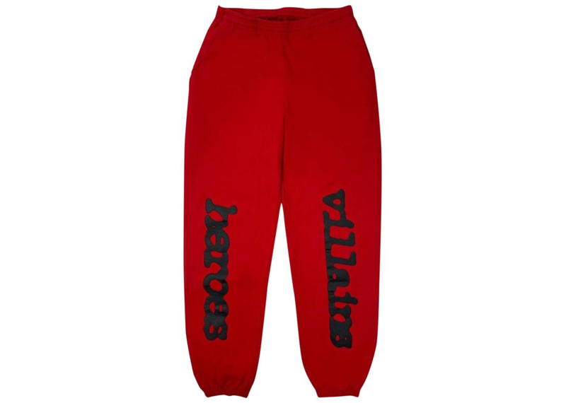 Sp5der x Metro Boomin Sweatpants Red-Sp5der-pikastore.cz