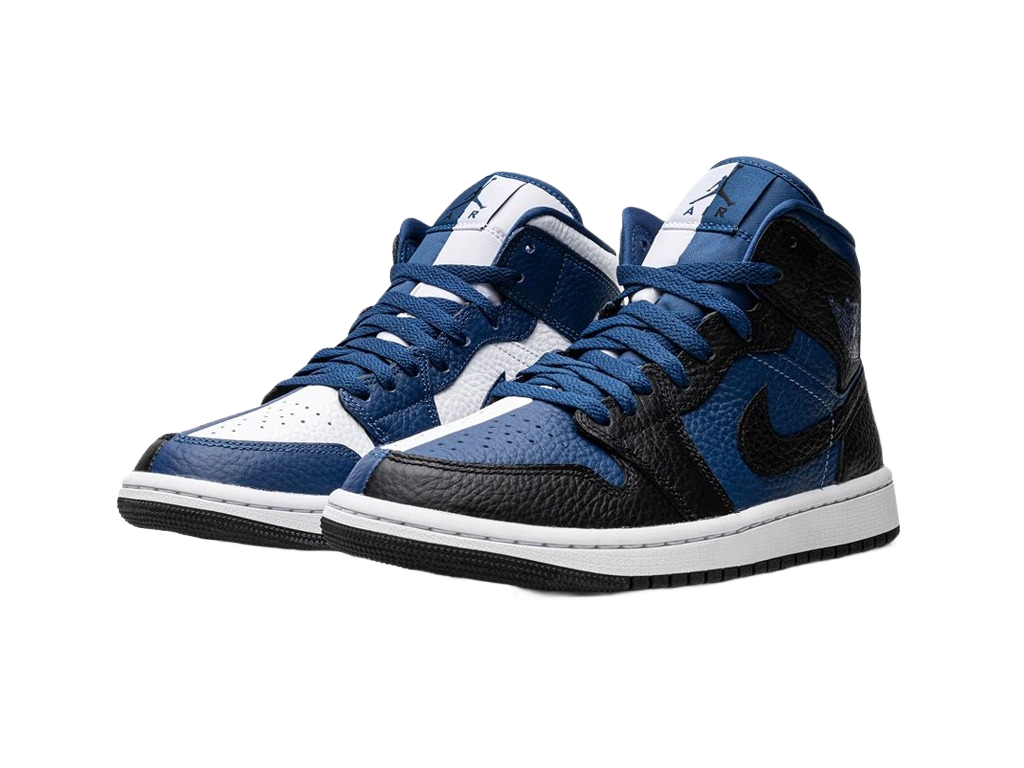 Nike Air Jordan 1 Mid Split French Blue (Women's)-sneakers-Air Jordan-pikastore.cz