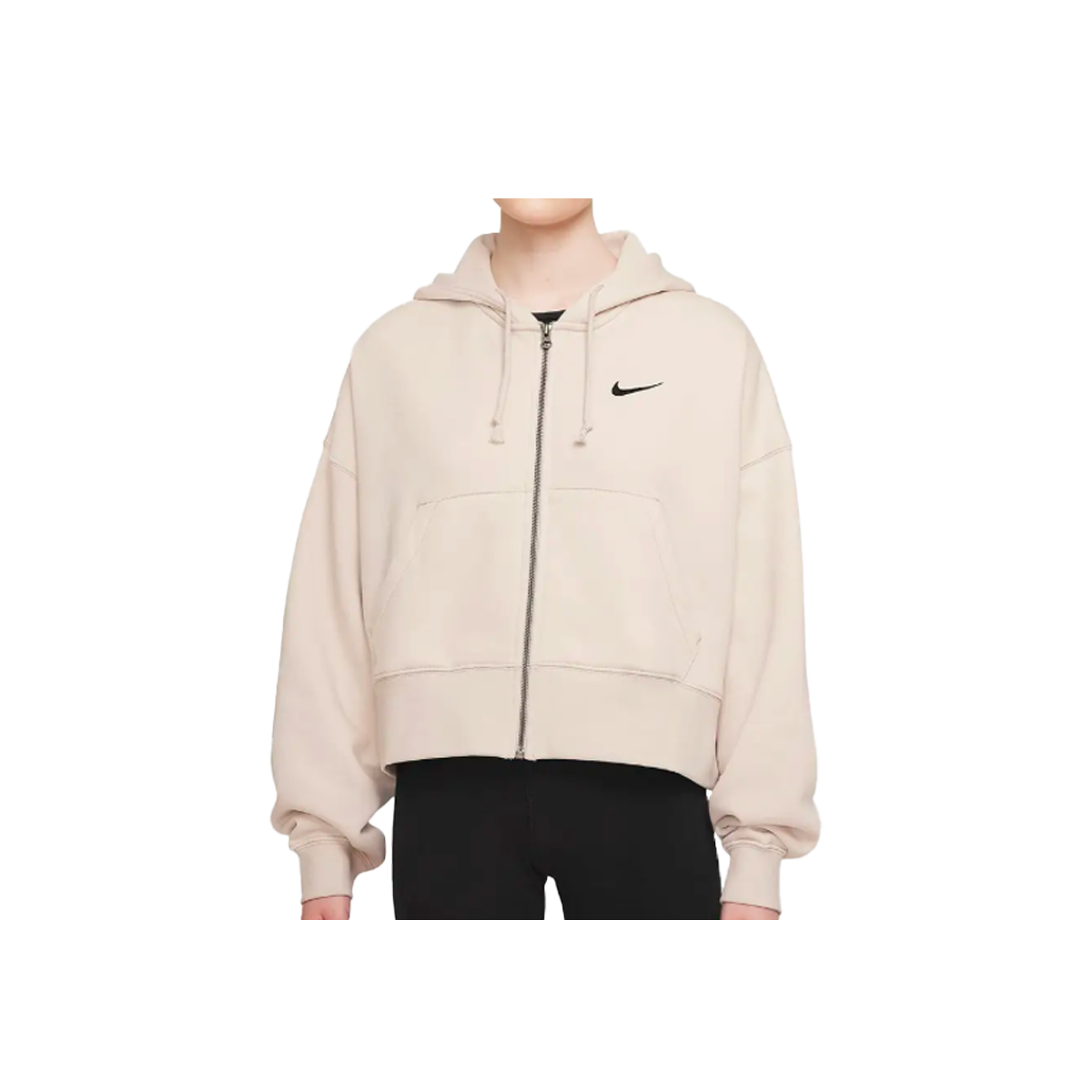 Nike Sportswear Essential Full-Zip Fleece Hoodie - Desert Sand-Nike-pikastore.cz