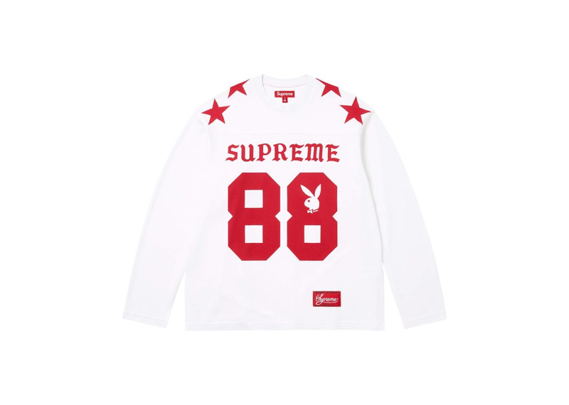 Supreme x Playboy Long-Sleeve Top White-Supreme-pikastore.cz