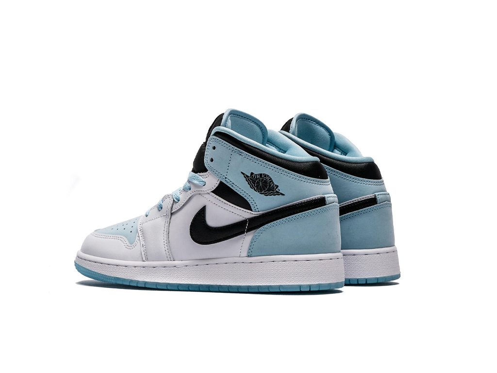 Nike Air Jordan 1 Mid SE GS White Ice Blue-Air Jordan-pikastore.cz
