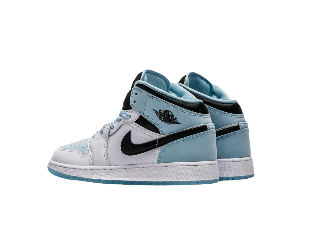 Nike Air Jordan 1 Mid SE GS White Ice Blue-Air Jordan-pikastore.cz