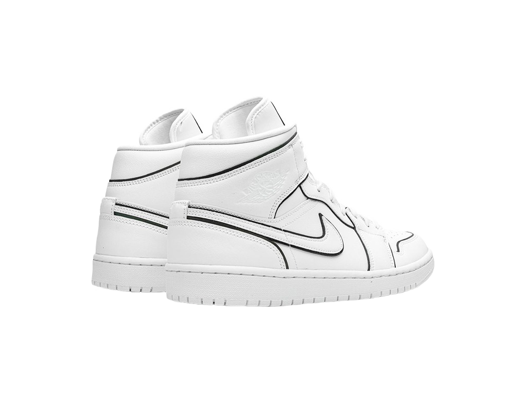 Nike Air Jordan 1 Mid Iridescent Reflective White (Women's)-sneakers-Air Jordan-pikastore.cz