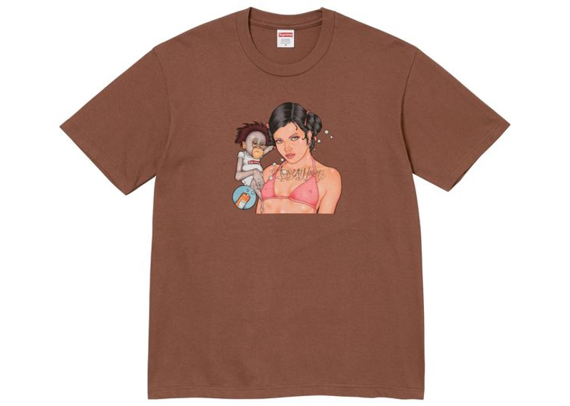 Supreme Angel Tee Brown-Supreme-pikastore.cz