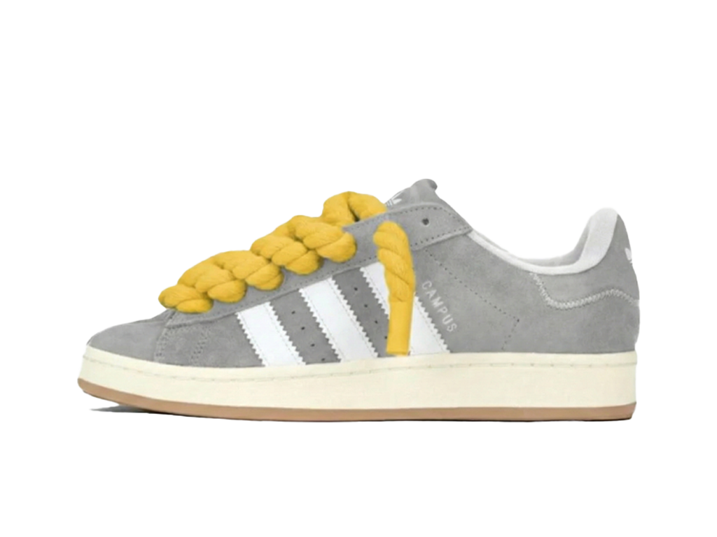 Adidas Campus 00s Grey Rope Laces Yellow-Adidas-pikastore.cz