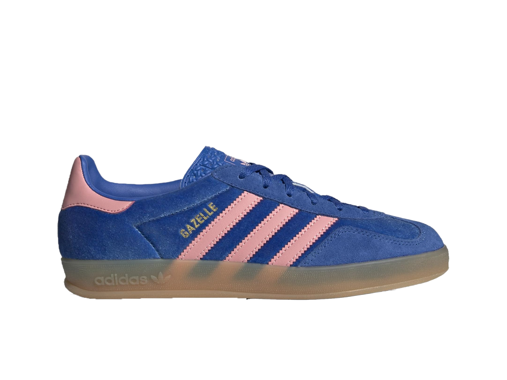 Adidas Gazelle Indoor Blue Semi Pink Spark (Womens)-Adidas-pikastore.cz