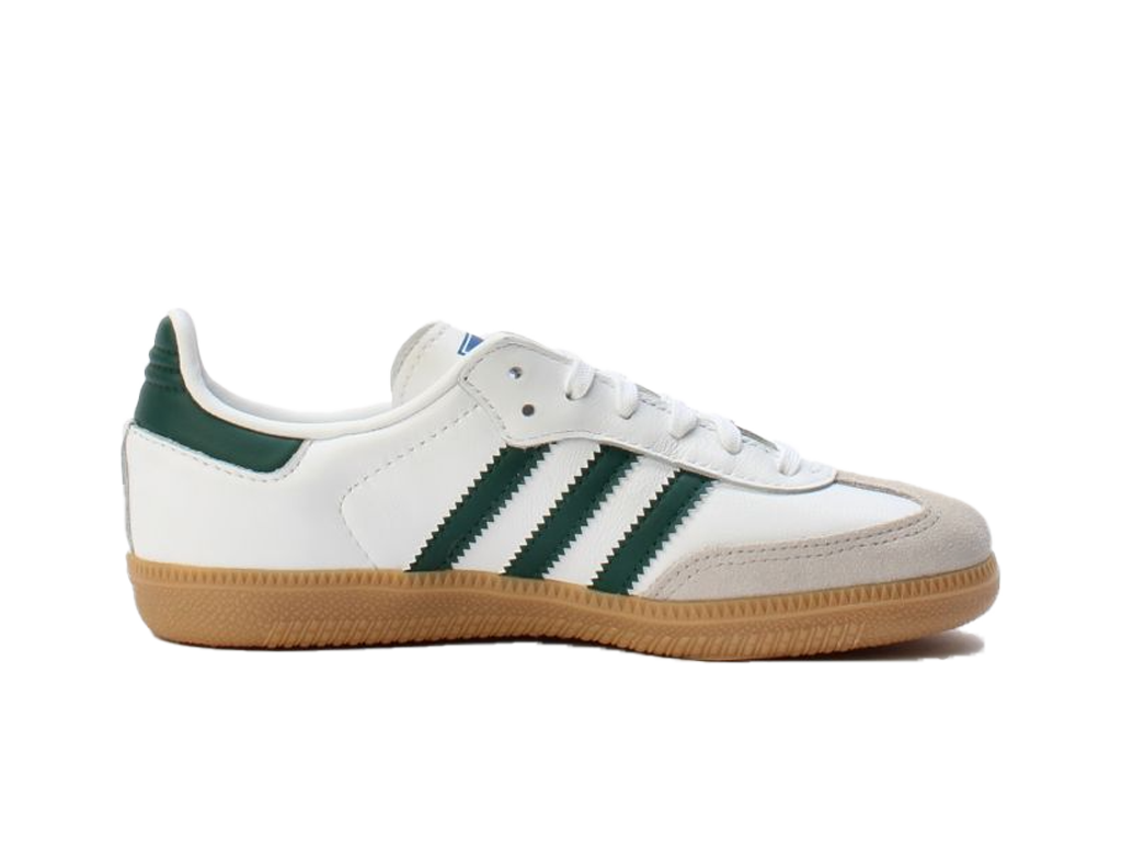 Adidas Samba OG J White Collegiate Green Gum-Adidas-pikastore.cz