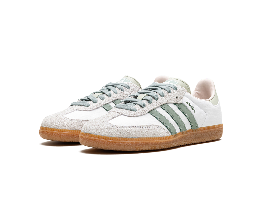 Adidas Samba OG Silver Green Putty Mauve (Women's)-sneakers-Adidas-pikastore.cz