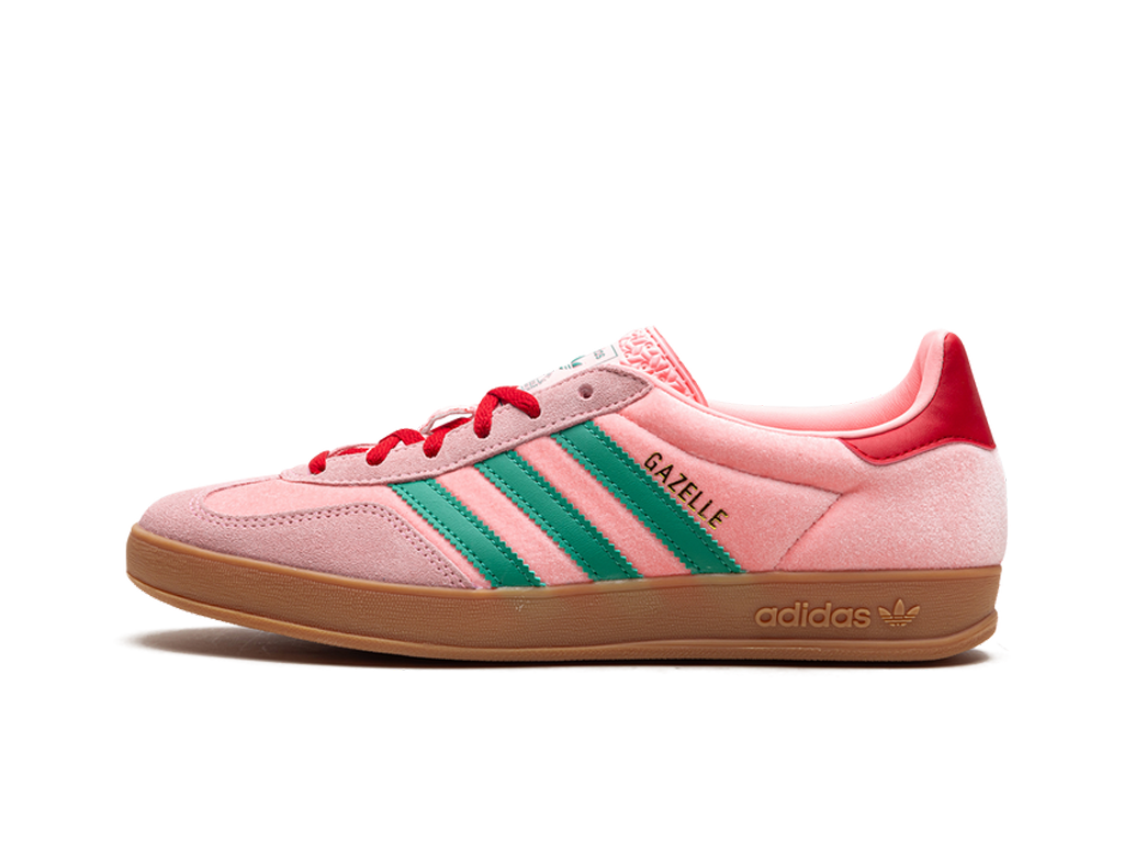 Adidas Wmns Gazelle Indoor Glow Pink Court Green-Adidas-pikastore.cz