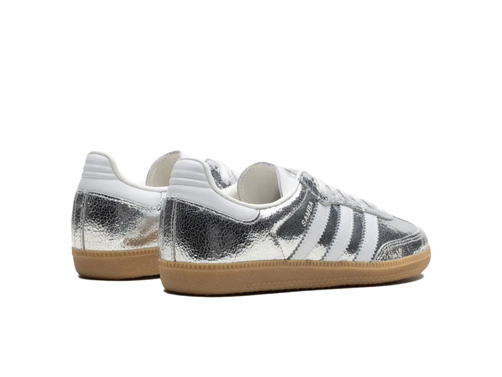 Adidas Wmns Samba OG Silver Metallic Cracked Leather-Adidas-pikastore.cz