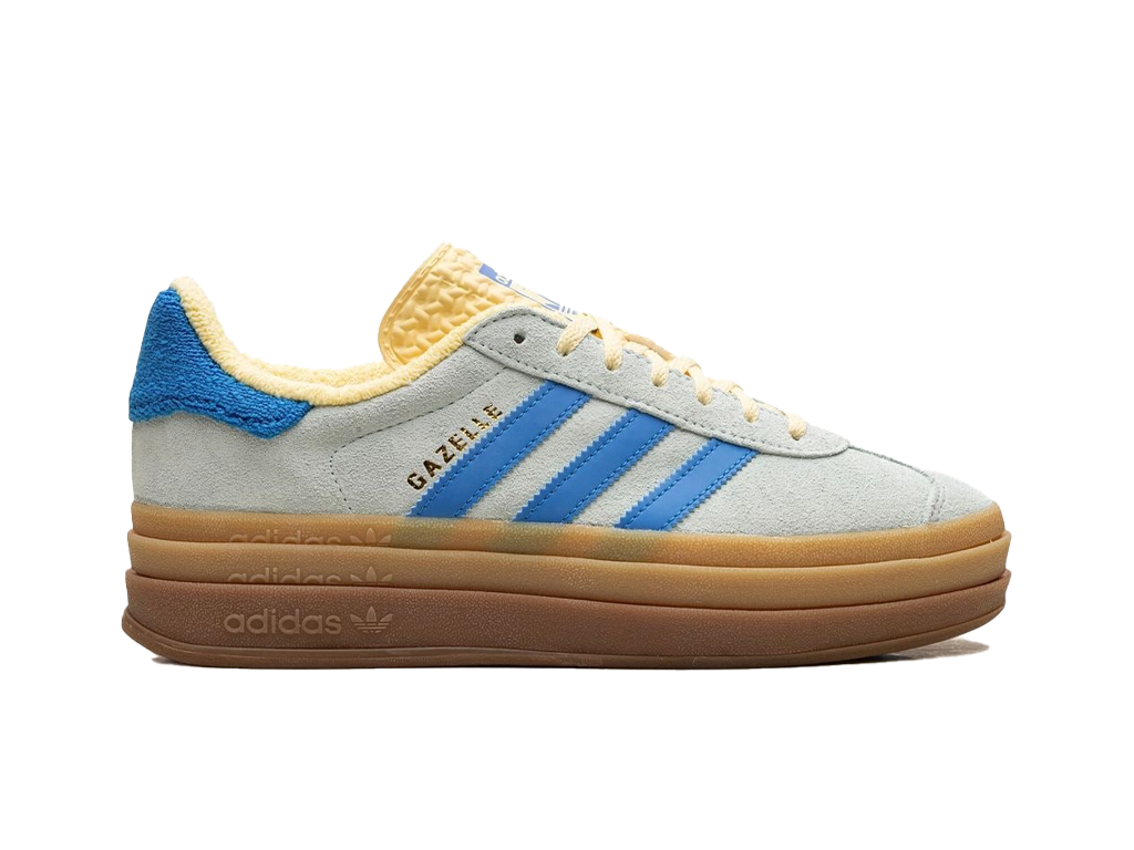 Adidas Gazelle Bold Almost Blue Yellow (Women's)-sneakers-Adidas-pikastore.cz