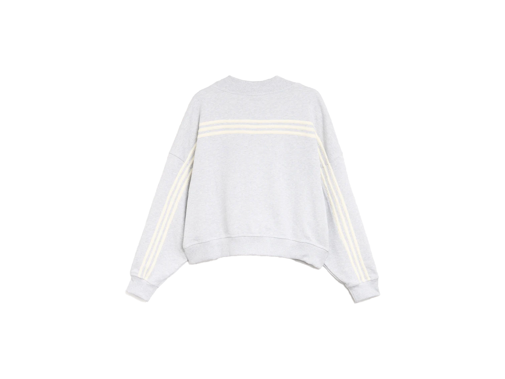 Adidas x Bad Bunny Crewneck Balaclava Hoodie Light Grey Heather-Adidas-pikastore.cz