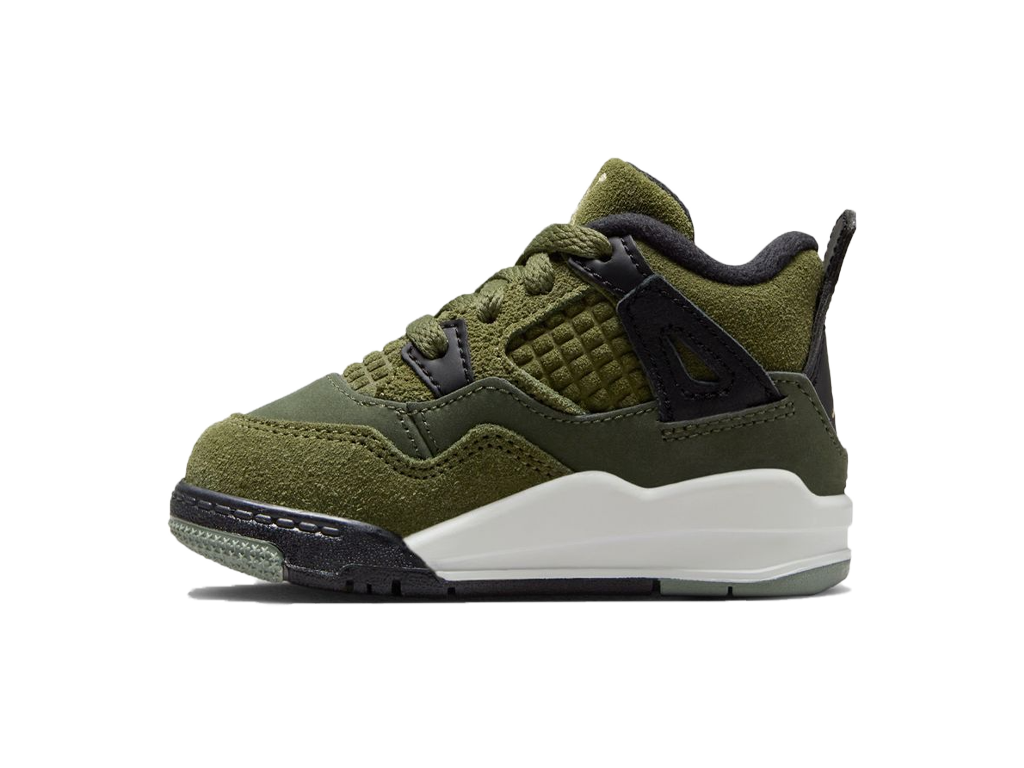 Air Jordan 4 Retro SE Craft TD Olive – tenisky, hnědá
