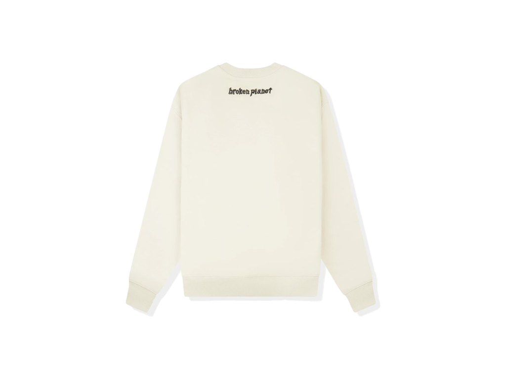 Broken Planet Find Your Balance Bone White Crewneck