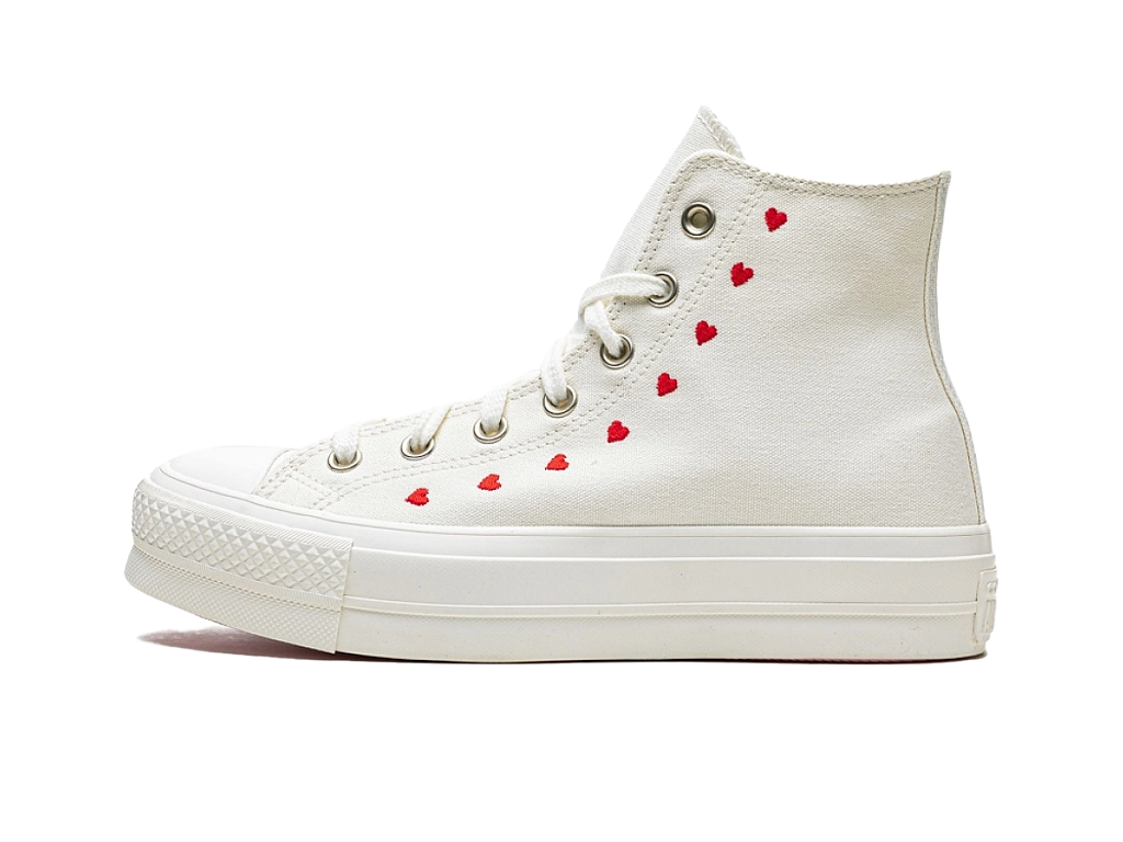 Converse Wmns Chuck Taylor All Star Lift Platform High Embroidered Hearts - White-Converse-pikastore.cz
