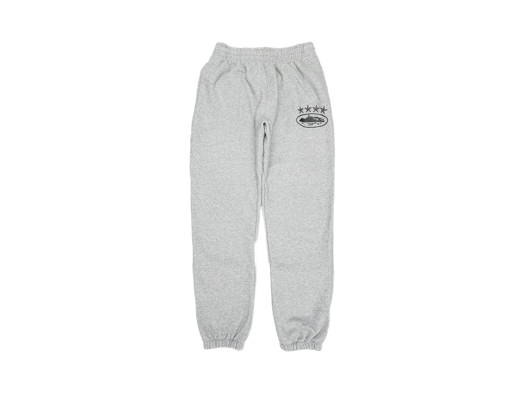 Corteiz 4Starz Alcatraz Sweatpants Grey-Corteiz-pikastore.cz