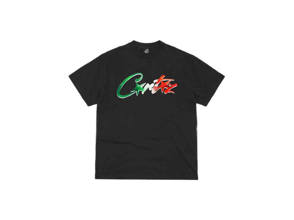 Corteiz Allstartz Italia Tee Black-Corteiz-pikastore.cz