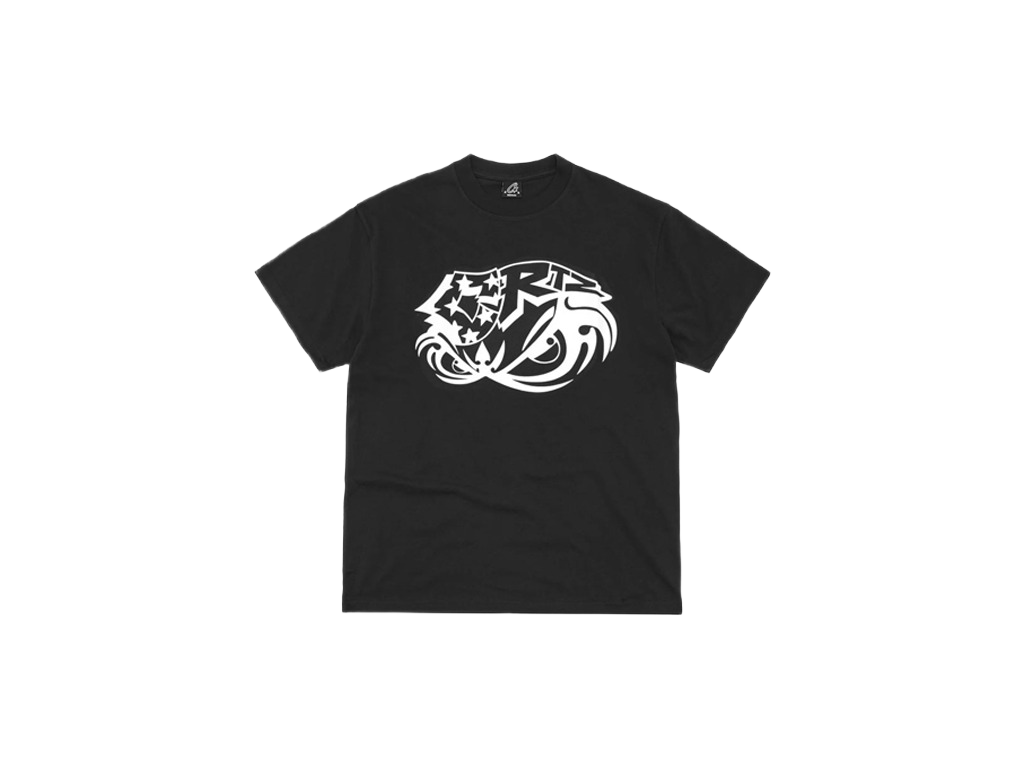 Corteiz Nuh Fear Tee Black White-Corteiz-pikastore.cz