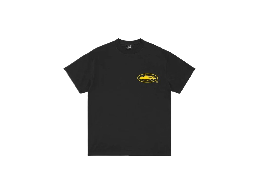 Corteiz OG Island Tee Black/Yellow-Corteiz-pikastore.cz