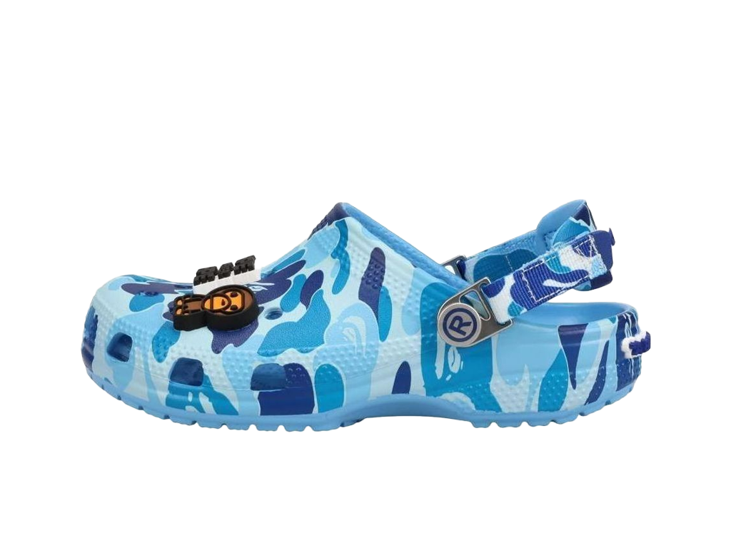 Crocs Classic Clog A Bathing Ape ABC Camo Blue (Kids)