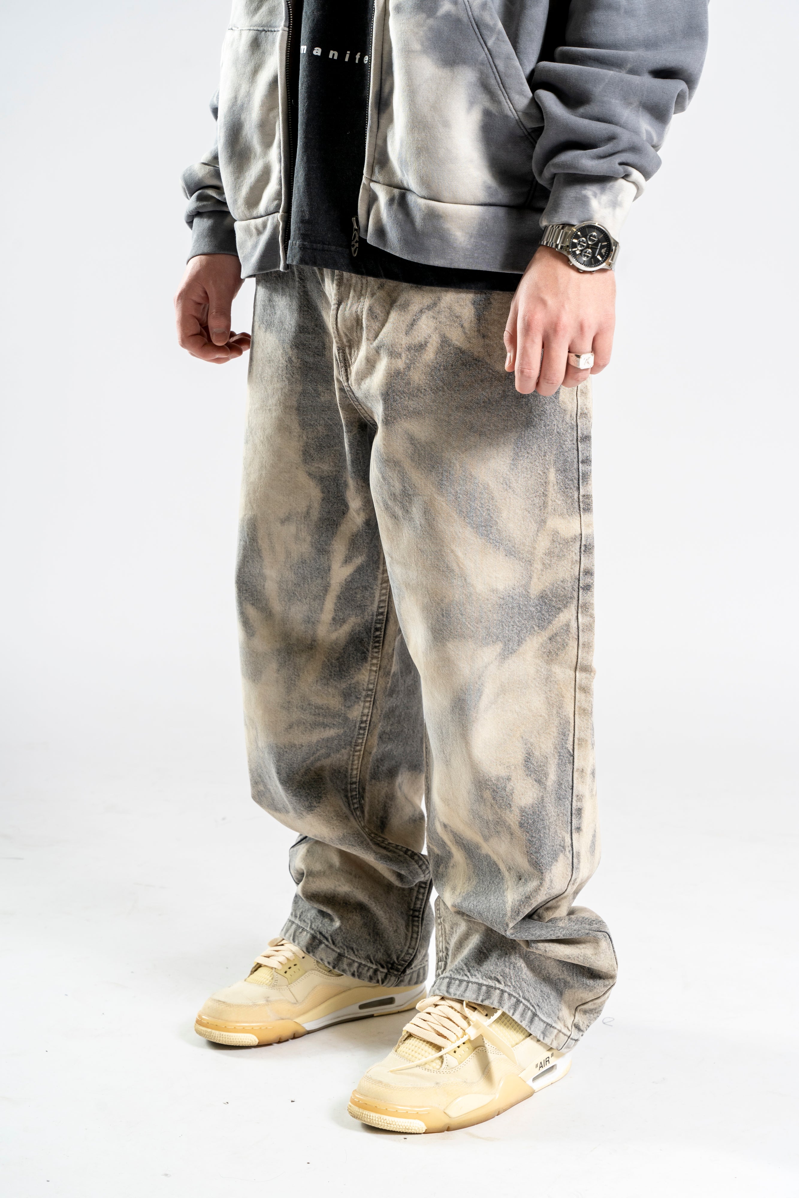 Custom Bleached Jeans