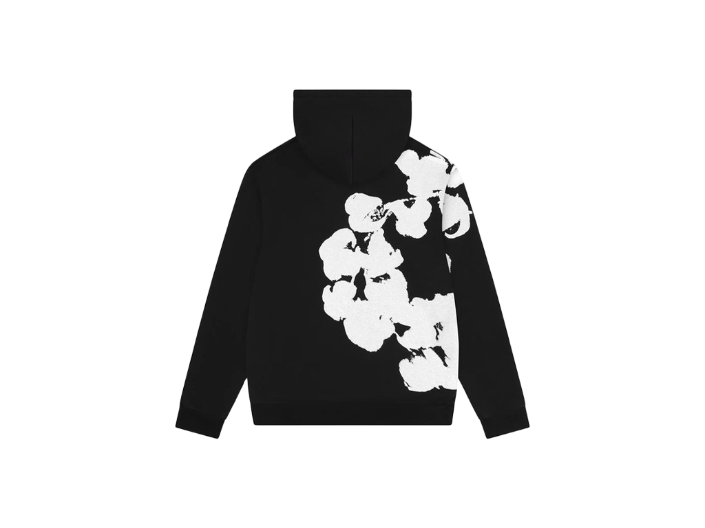 Denim Tears Big Cotton Wreath Sweatshirt Black-Denim Tears-pikastore.cz