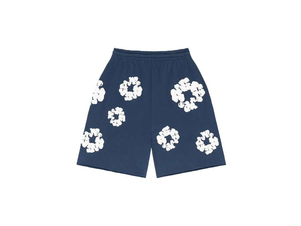 Denim Tears The Cotton Wreath Short Navy-Denim Tears-pikastore.cz