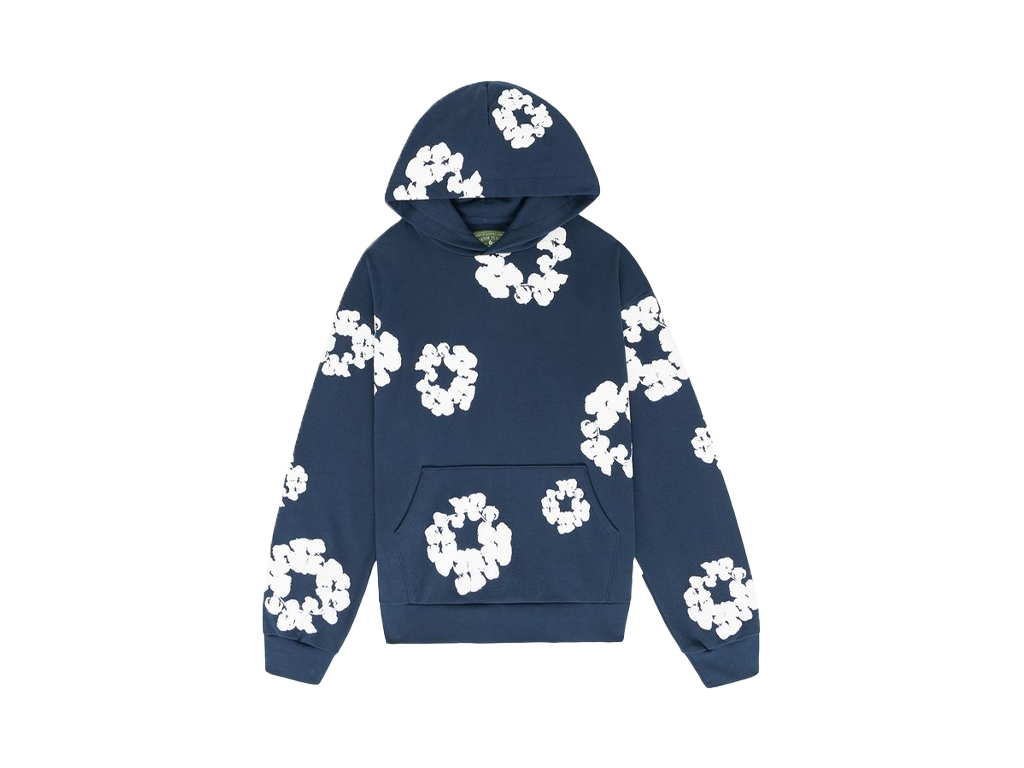 Denim Tears The Cotton Wreath Sweatshirt Navy