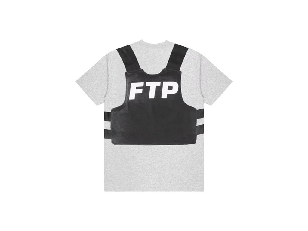 FTP Bulletproof Vest Tee Heather Grey-FTP-pikastore.cz